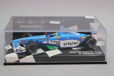 Miniature Minichamps 1/43 F1 Benetton Playlife B199 - Fisichella 1999 - Excellent état