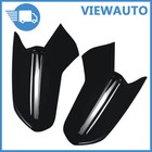 Pair Mirror Cover Cap Black For 2016 2017 2018 2019 2020 21 2022 CHEVY CAMARO