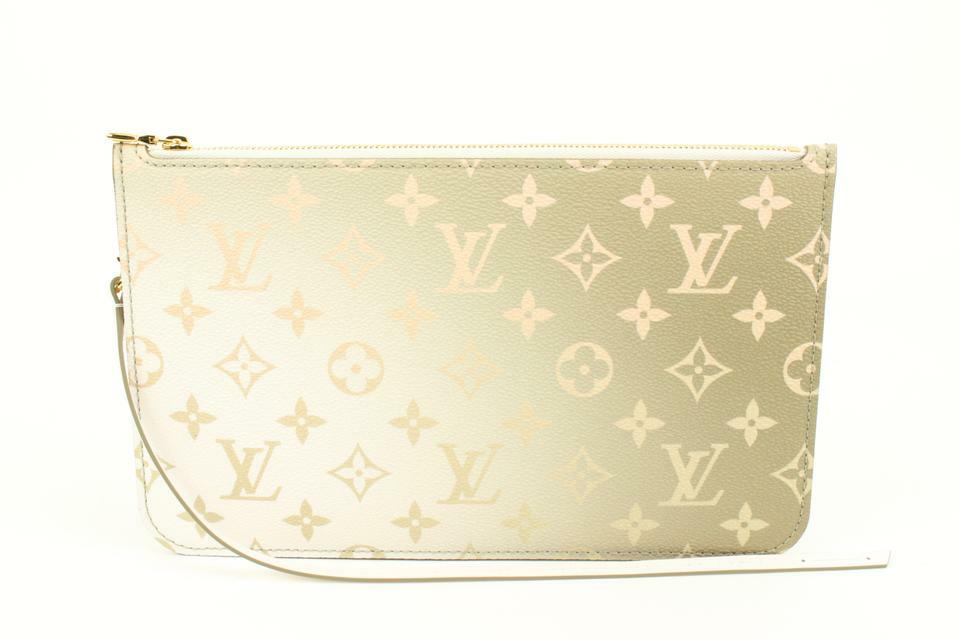 Louis Vuitton Monogram Khaki Sunset Neverfull Pochette MM/GM