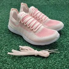 APL Techloom Breeze Sneakers Women's Sz 11 Cream/Fire Coral/White Running Shoes