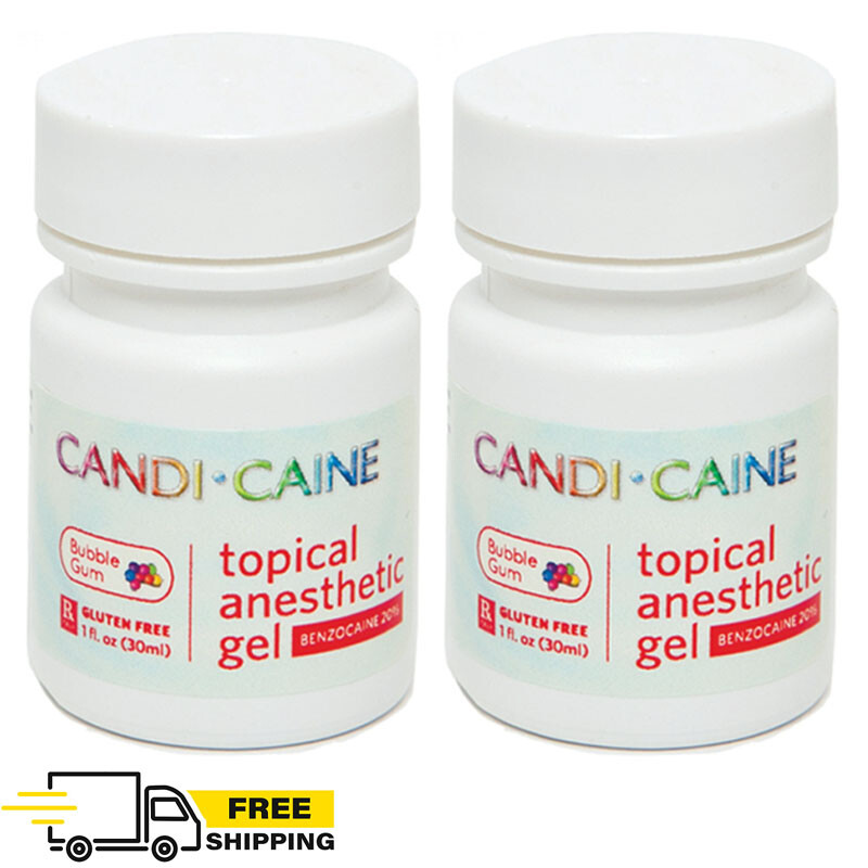 20 Benzocaine Topical Anesthetic Gel Dental BUBBLE GUM FLAVOR 1oz Jars USA eBay