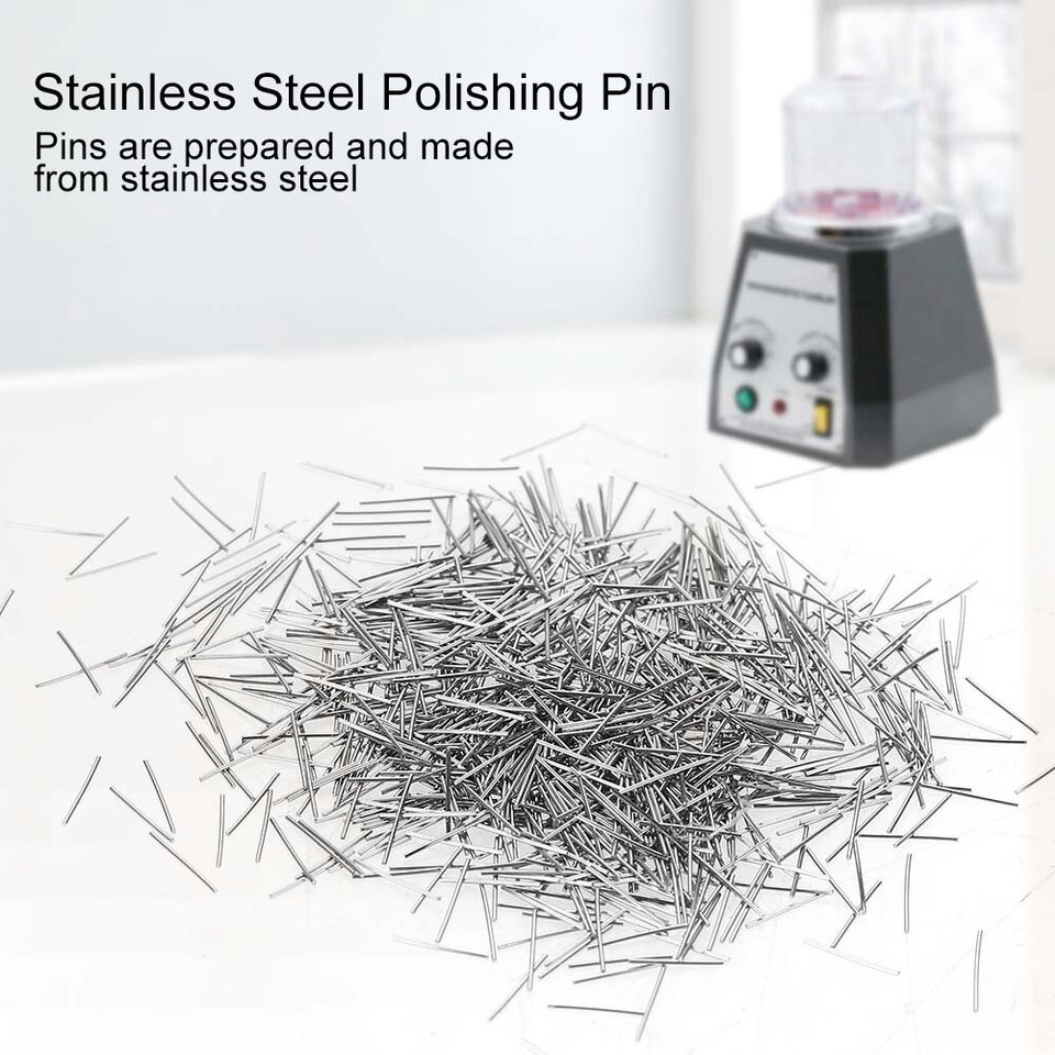 250g Stainless Steel Media Pins Polisher Shot Burnishing Pins