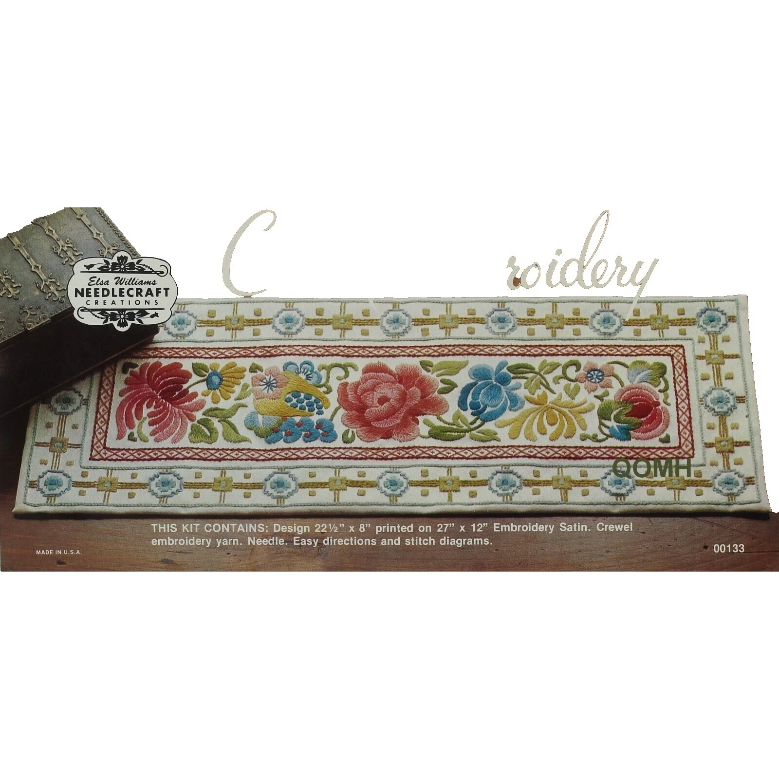 Ropa De Mesa/Runner kits de bordado crewel