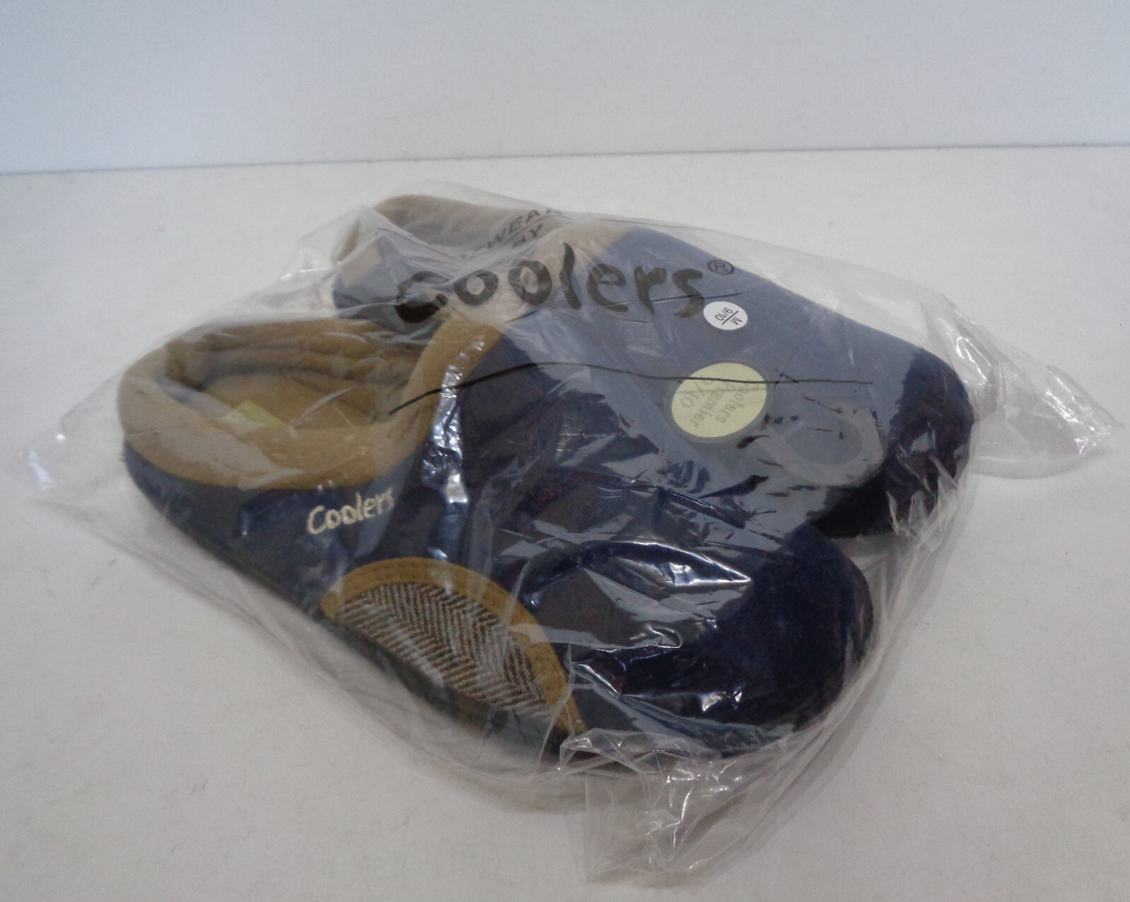 MENS COOLERS SLIPPERS FLEECE LINED CASUAL WARM SLIP ON MULES WINTER FUR