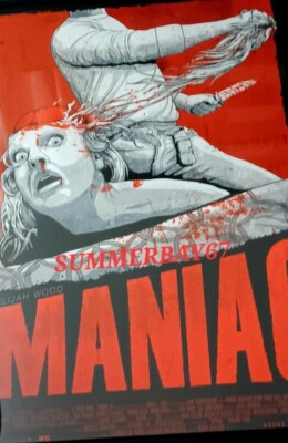 Maniac Poster Art Screen Print by Mondo Artist Number 60/80 24x36