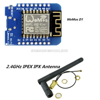 ESP8266 ESP-12 NodeMcu Lua WeMos D1 Mini WIFI CH340G Development Board +Antenna