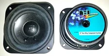 Old School DEI Audio 4" Mid / Woofer (Only) Pair from HF-2045 Component System