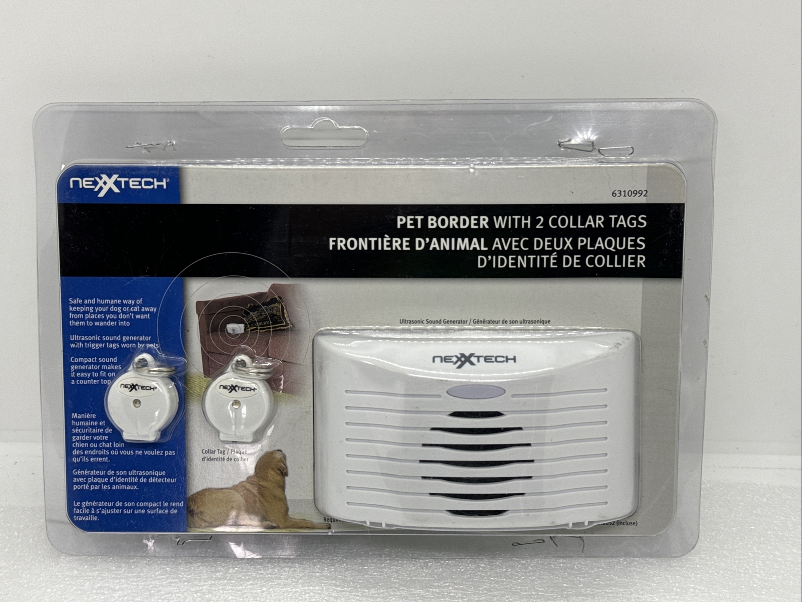 Nexxtech Pet Border 2 Collar Tags Dogs & Cats Ultrasonic Sound Generator *READ*