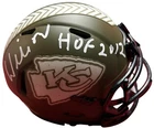 Kansas City Chiefs Willie Roaf Signed Salute To Service Mini Helmet JSA Cert