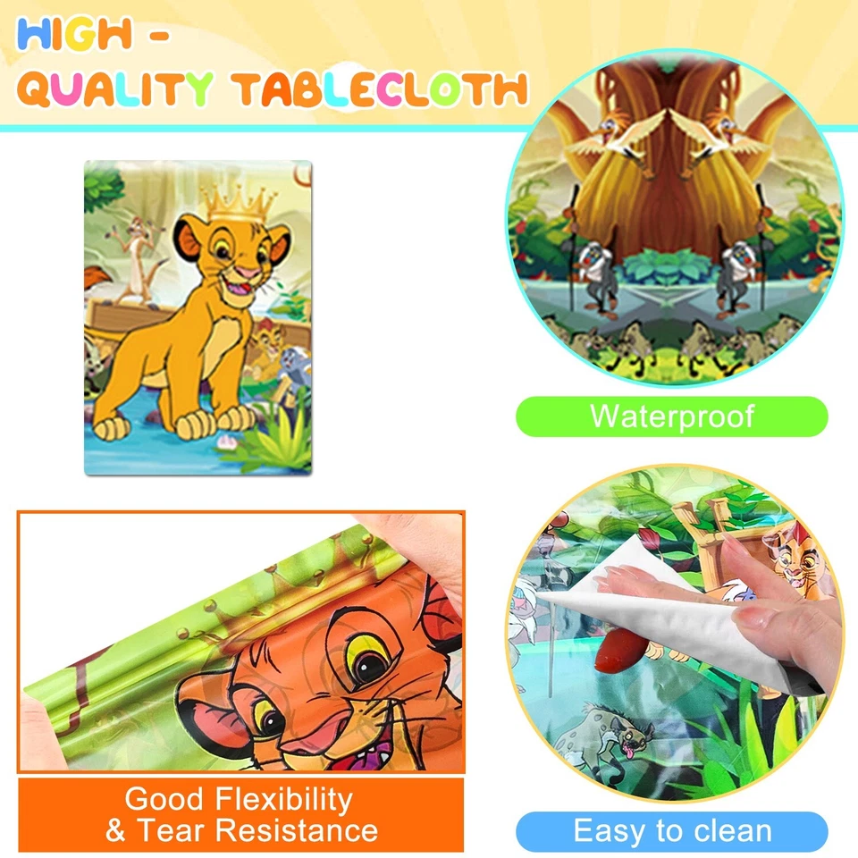 Disney King Lion Party Decorations Simba King Lion Party Supplies Balloon Banner - Image 4 of 4