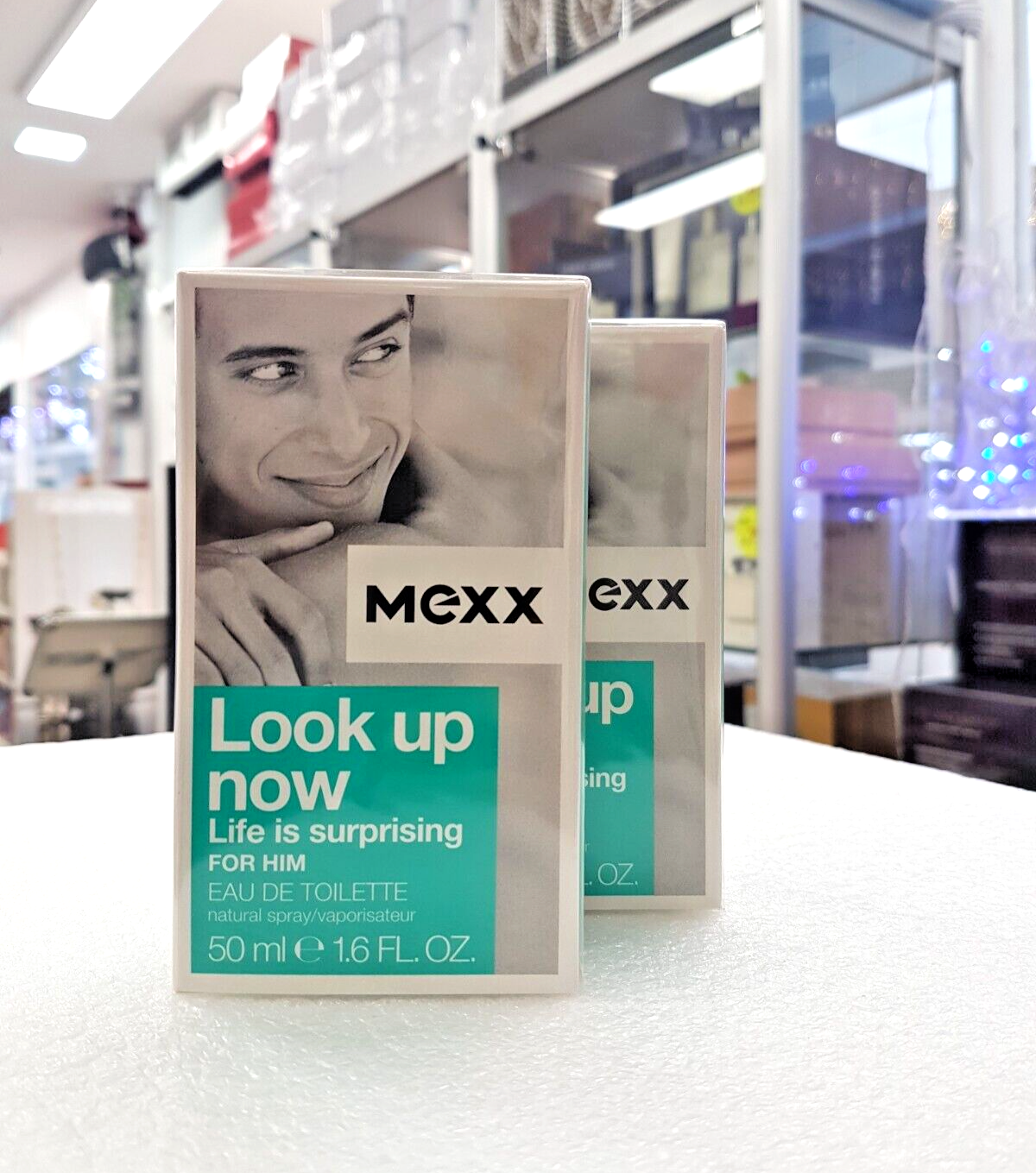 2 x Mexx Look Up Now Man - Eau De Toilette 50ml Spray - NEW & BOXED - For Him