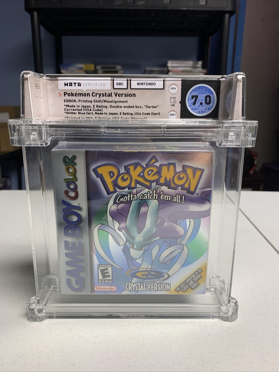Pokemon Crystal Wata Graded Error Box: Printing Shift