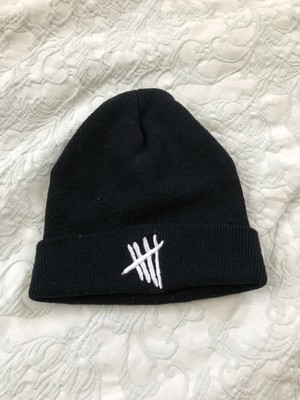 5 Seconds of Summer Black Logo Beanie 