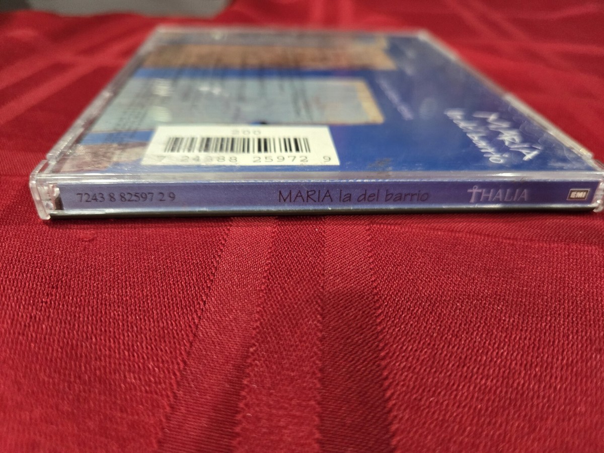 Thalia María La Del Barrio Promo CD (1996 EMI Music) Rare