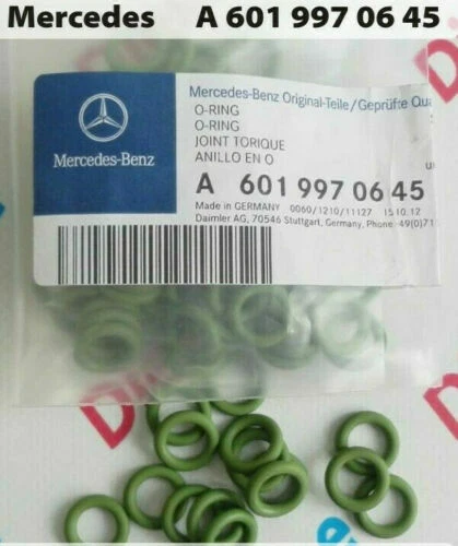 Genuine Mercedes-Benz OM611 OM612 Fuel Pipe Green Seals O-Ring X6  