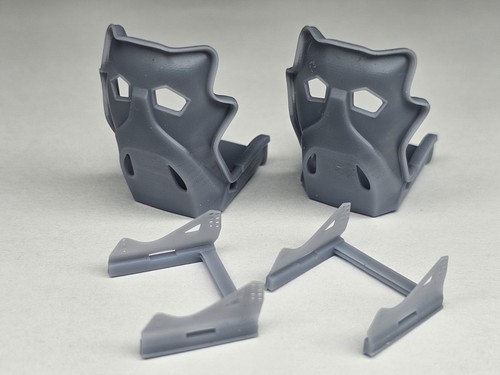 1/24 Recaro Pro Race Seat (2pack),Fujimi, Aoshima. Tamiya, Revell, Monogram - Picture 3 of 5