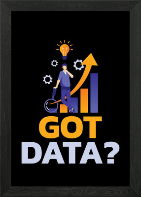 Got Data for all Computer Gerahmtes Wandbild Poster Leinwanddruck Bild