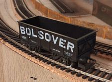 Hornby Black Bolsover Open Mineral Wagon - No.6390 - R136 - OO Gauge - Unboxed