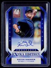 2013 Panini Elite Extra Edition #137 Kevin Ziomek Signature Status Blue #/50