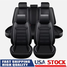 For Kia Sorento Car Seat Covers Leather 5 Seat Full Set Front Rear Protectors
