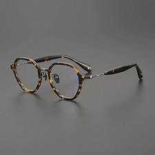 Vintage Ultra Light Pure Titanium Eyeglass Frame Square Round Unisex Glasses