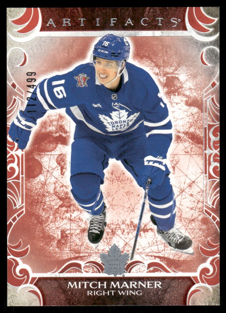 2024-25 Artifacts Ruby #9 Mitch Marner /499 - HKY