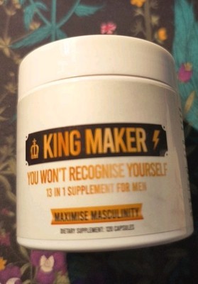 King Maker 120 capsules 13-in-1 Anabolic Supplement for Men Exp 02/2027