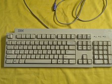 IBM KB-9910 PS/2 Wired Keyboard FRU 37L2514 Beige Windows Keys TC