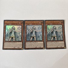 Yugioh Maiden of White - Ultra Rare 25LP-EN018 (NM) Limited Edition x3