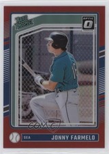 2024 Panini Donruss Optic Rated Prospects Red Prizm 93/99 Jonny Farmelo #156 fm0