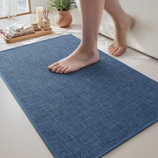 Bath Mat Rug-Ultra Thin Non Slip Bath Mats for Bathroom Mat Quick Dry, Rubber...