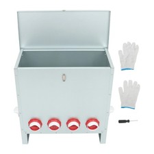 Large Automatic Chicken Feeder 4/6/10 Feeding Ports Chicken Coop Feeder Outdoor