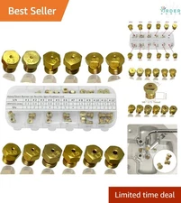 36 PCS Gas Conversion Kit Propane Natural Brass Nozzles for Range Stove