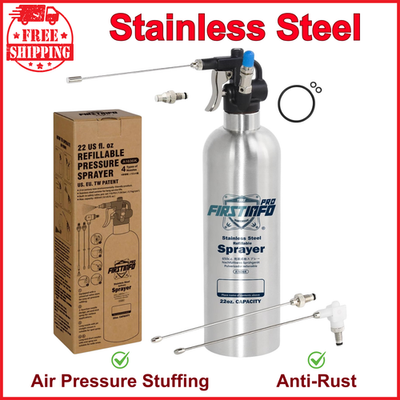 #ad A1636K Patented Max. Pressure 110 psi 650ml Stainless Steel Canister Aerosol $43.93