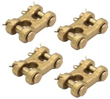 (4 Pack) 5/16" G70 Chain Double Clevis Mid Link Truck Trailer Tie Down Links ...