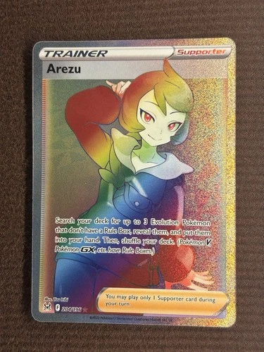 Arezu (Secret) Holo Secret Rare SWSH11: Lost Origin 204/196 NM