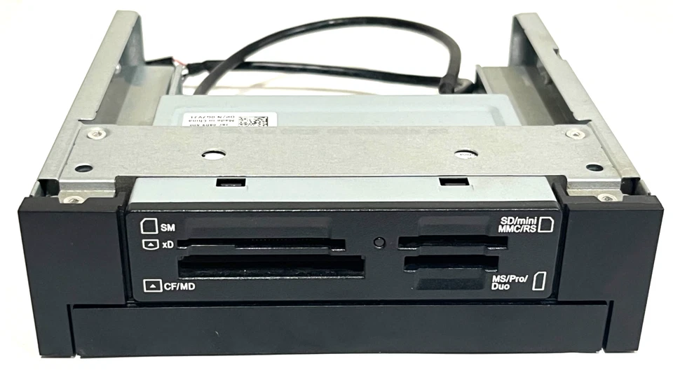 Dell 5.25" Media Flash SD Card Reader 0FXYPG w USB cable, cage, and caddy 0N9MCG - Image 2 of 4