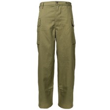 Pantaloni USA WWII HBT OD7 2 Modello – Riproduzione Storica Alta Qualità