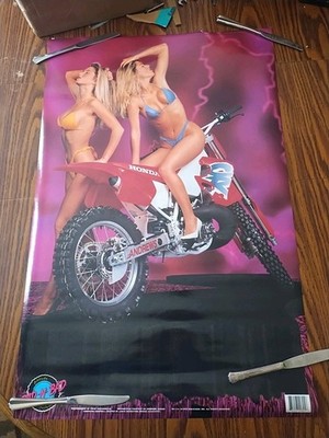 RAD-N-BAD Poster #99-114,  Pin Up, Andrews Suzuki, 22''X34'' 1992