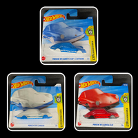 3 X Hot Wheels Porsche 911 SchlüSselanhäNger Rot Blau Weiß Modellauto Sammler