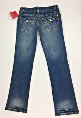 Vintage Esprit Kids Jeans Boys/Girls Size M (165cm) Blue Denim Button Fly