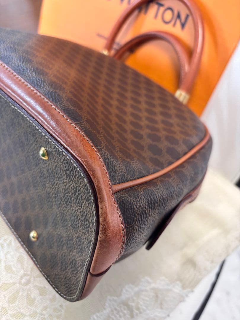 Authentic Celine Macadam Pattern Mini Boston Bag - image 6