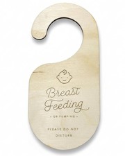 Breastfeeding Door Hanger Sign - Nursing/Pumping Privacy Please Do Not...