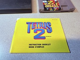 Tetris 2 (Nintendo NES) CLEANED & TESTED