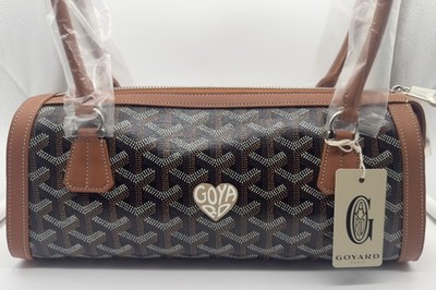 Brand New & Sold Out Goyard Bonbonnière Bag Black & Tan w/ Goyard