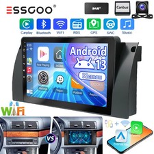 DAB+ 32GB Apple CarPlay Android 14 Autoradio GPS KAM WIFI F�r BMW E53 E53 X5 E39