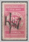FINLAND 25p Parcel Delivery Stamp used by Govt railways - seldom offered