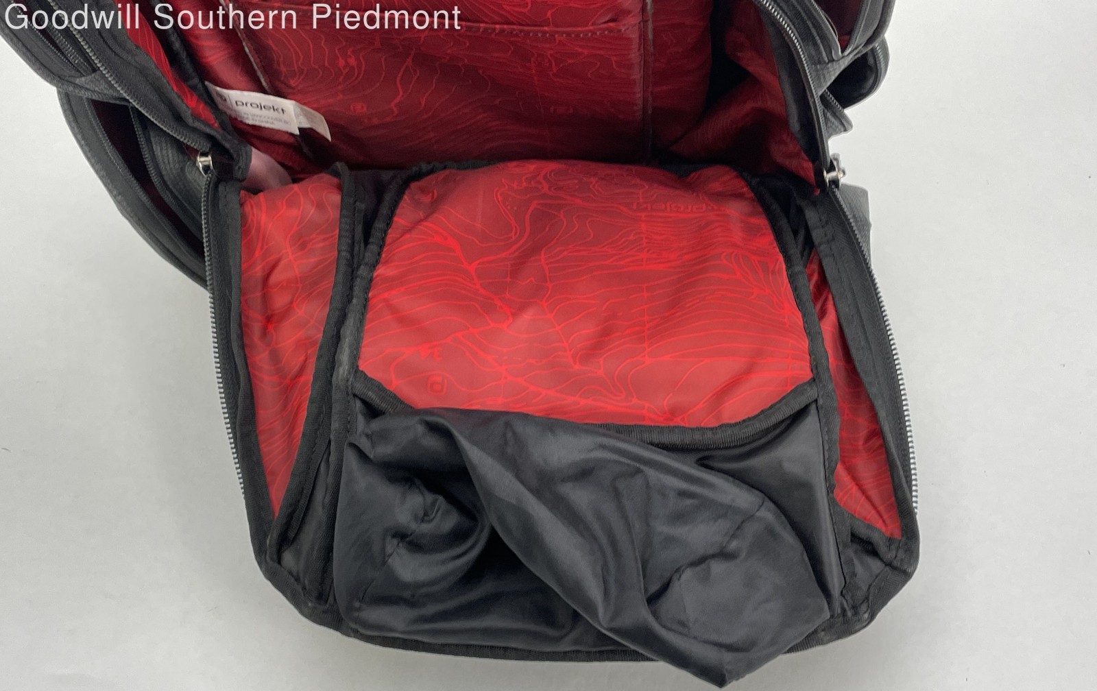Projekt Backpack with Activision Blizzard Logo - Black with Red Interior - Used image 9