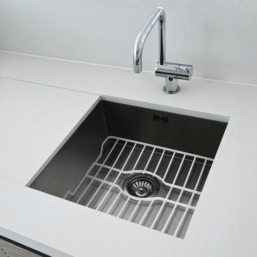 Sink Protectors for Kitchen Sink, 12" x 10" Metal Dish Drying Rack for Sink, ... - Picture 2 of 8