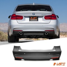 M Sport Style Rear Bumper Bar Twin Exhaust Outlet for BMW 3-Series F30 335i 340i